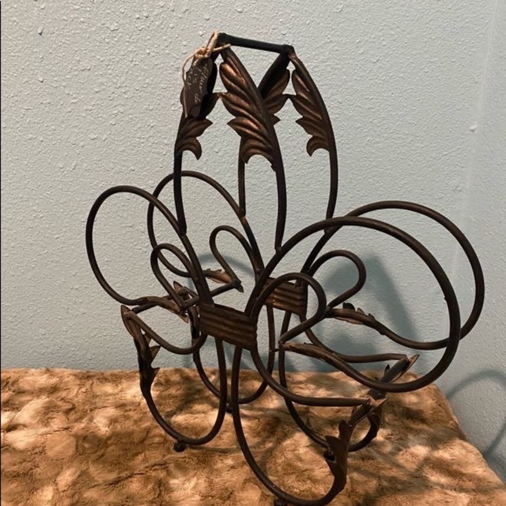 Cast Iron Wine Rack - Picture 2 of 3